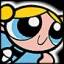 Cartoon Powerpuff Bubbles